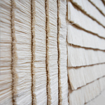 Большое Панно Абстракция белые нити Huipil Wall Hanging варинант исполнения - 2 | Loft Concept в Тюмени