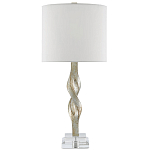 Настольная лампа с фигурным состаренным основанием Flooding with Light варинант исполнения - 2 | Loft Concept в Тюмени