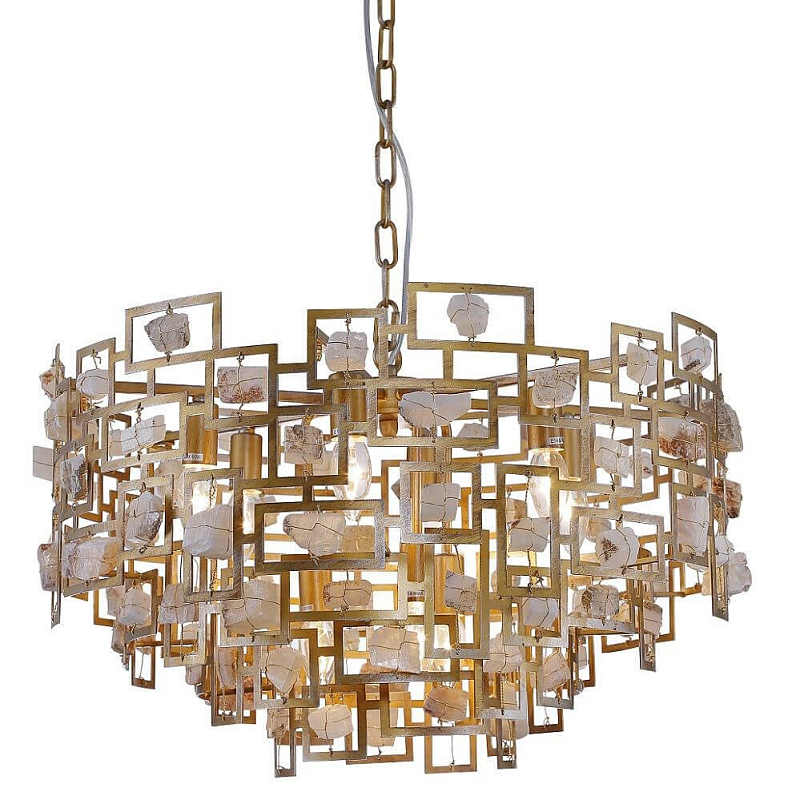 Люстра Maze Stones Chandelier Золотой в Тюмени | Loft Concept 