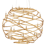Люстра золотая в форме спирали Fancy Pattern варинант исполнения - 2 | Loft Concept в Тюмени