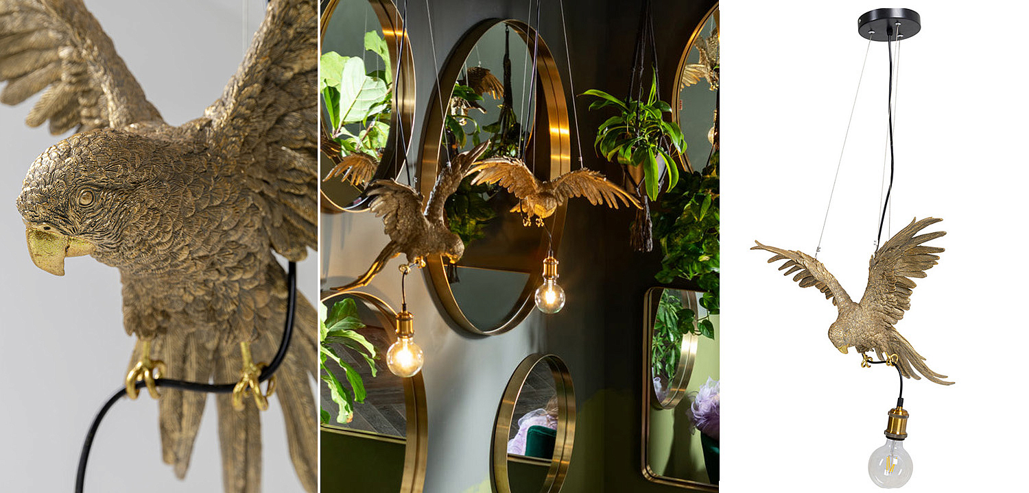 Подвесной Светильник Золотой Попугай Golden Parrot Подвесной Светильник Золотой Попугай Golden Parrot - Loft-Concept в Тюмени