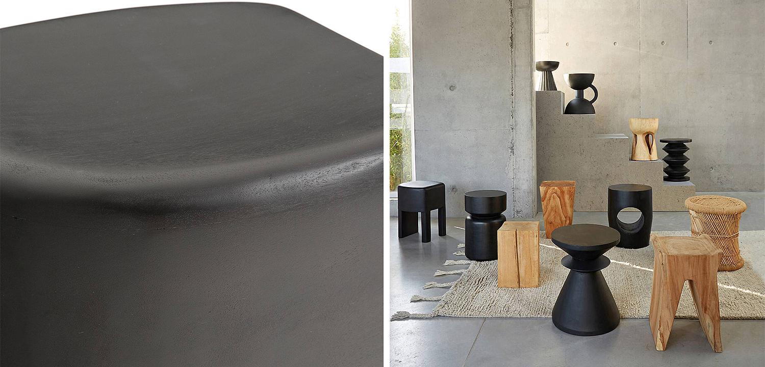 Приставной стол Mordred Mango Black Side Table Приставной стол Mordred Mango Black Side Table - Loft-Concept в Тюмени