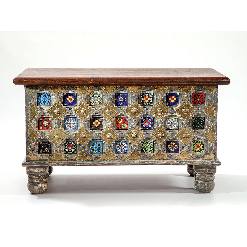 Сундук Multi-colored Inlay Мульти в Тюмени | Loft Concept 