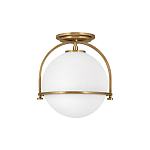 Потолочный светильник с плафоном в форме белого матового шара Hinkley варинант исполнения - 13 | Loft Concept в Тюмени