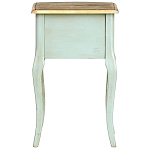 Прикроватная тумба из массива березы светло-бирюзовая Montmartre Provence Bedside Table варинант исполнения - 7 | Loft Concept в Тюмени