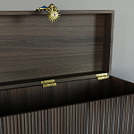 Большой дизайнерский Сундук Elsa Dreams Walnut варинант исполнения - 3 | Loft Concept в Тюмени