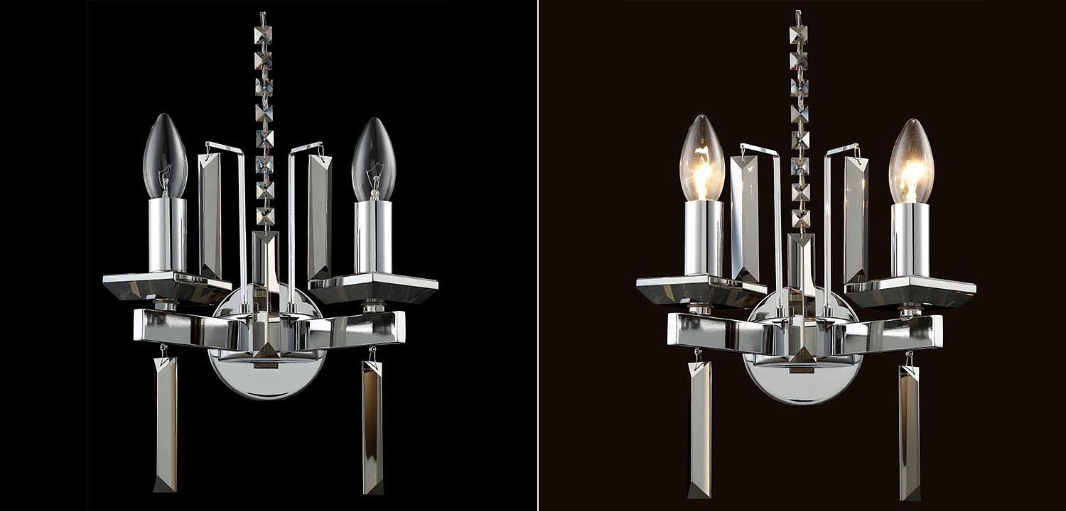 Бра Vivien Crystal Chrome Wall Lamp Бра Vivien Crystal Chrome Wall Lamp - Loft-Concept в Тюмени
