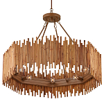 Люстра с абажуром из ротанга Wicker Furniture варинант исполнения - 3 | Loft Concept в Тюмени