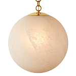 Подвесной светильник в форме шара из белого текстурного стекла Atmosphere варинант исполнения - 1 | Loft Concept в Тюмени