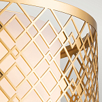 Потолочный светильник золотого цвета с каркасом в виде геометрических ромбов Elstead Lighting варинант исполнения - 4 | Loft Concept в Тюмени