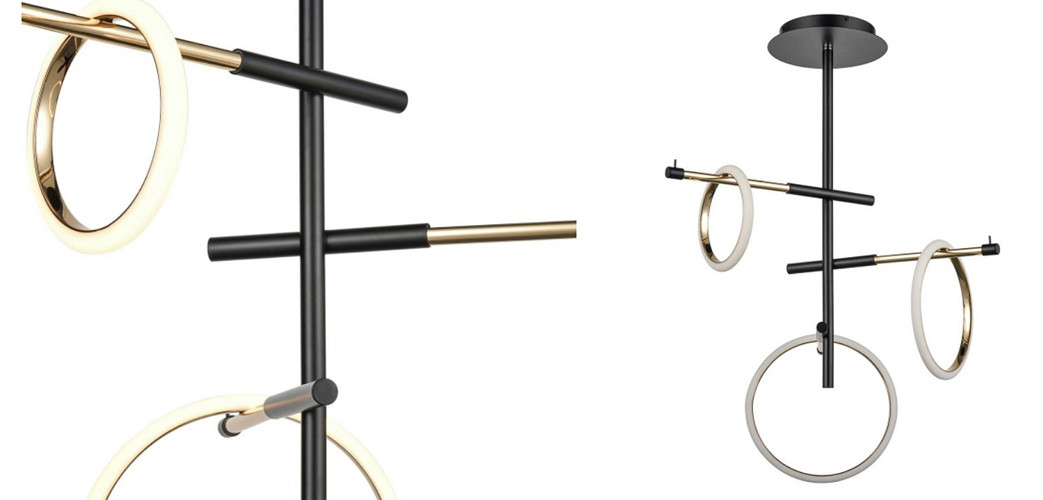 Люстра Jessenia Rings Chandelier 3 Люстра Jessenia Rings Chandelier 3 - Loft-Concept в Тюмени