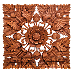 Панно из дерева квадратное Novala Panel With Trees варинант исполнения - 1 | Loft Concept в Тюмени