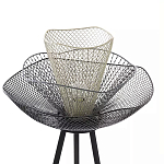 Торшер с трехъярусным плафоном из металлической сетки Metal Mesh Floor Lamp варинант исполнения - 4 | Loft Concept в Тюмени