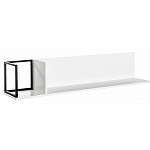 Полка навесная белая открытая Strict Lines  варинант исполнения - 3 | Loft Concept в Тюмени