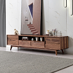 Тумба под телевизориз массива дерева TV Stand made of Walnut Wood варинант исполнения - 1 | Loft Concept в Тюмени