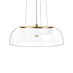 Подвесной светильник  с плоским прозрачным стеклянным плафоном Grada Light варинант исполнения - 4 | Loft Concept в Тюмени