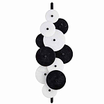 Бра светодиодное из черно-белых дисков Contrast Sample варинант исполнения - 4 | Loft Concept в Тюмени