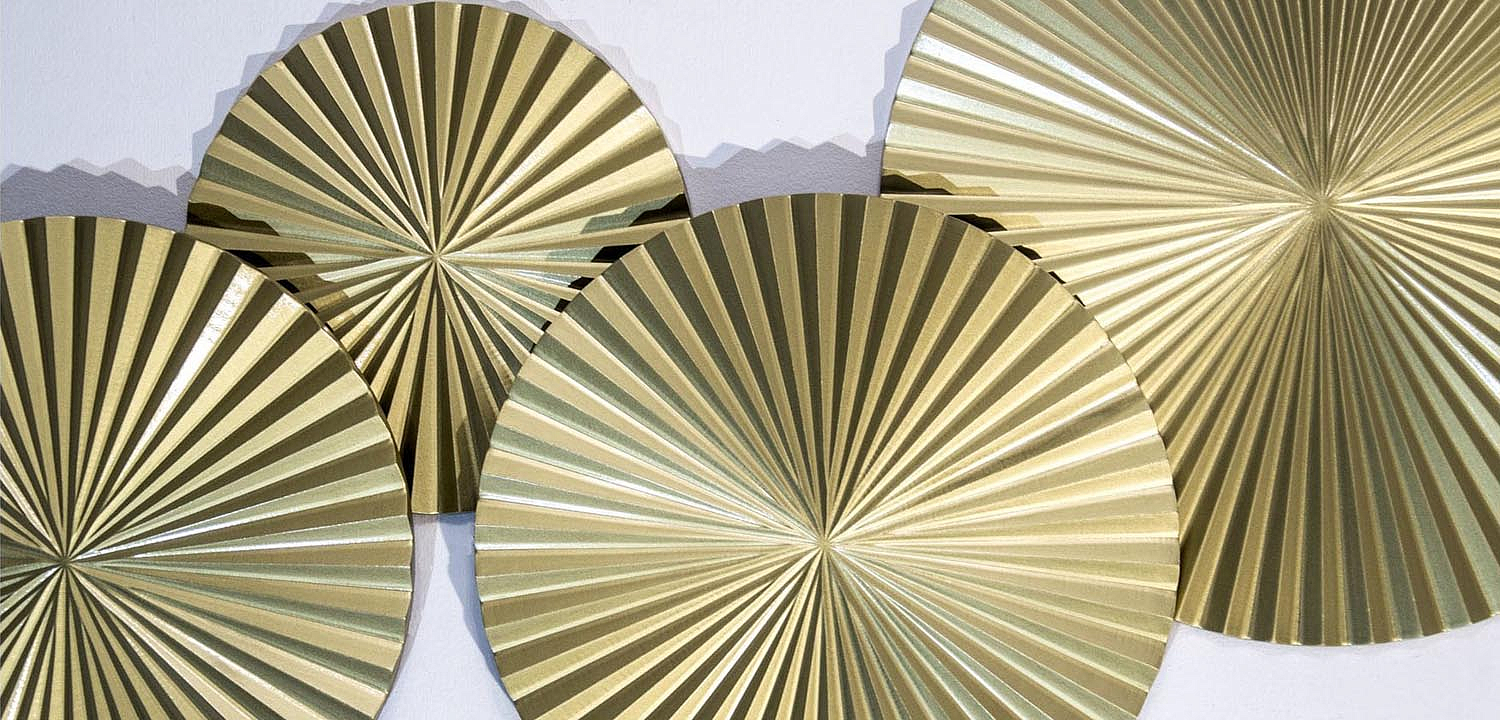 Арт-объект Apollo Gold Wall Plaque Disc 4 Арт-объект Apollo Gold Wall Plaque Disc 4 - Loft-Concept в Тюмени