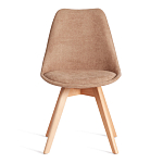 Стул с мягким бархатным сиденьем Chair Tulip варинант исполнения - 8 | Loft Concept в Тюмени