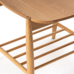 Приставной стол из массива дуба Reyer Side Table варинант исполнения - 3 | Loft Concept в Тюмени