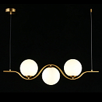 Люстра подвесная светодиодная Jagna 2 Gold and White варинант исполнения - 2 | Loft Concept в Тюмени