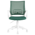 Офисное кресло с основанием из белого пластика Desk chairs Green варинант исполнения - 2 | Loft Concept в Тюмени