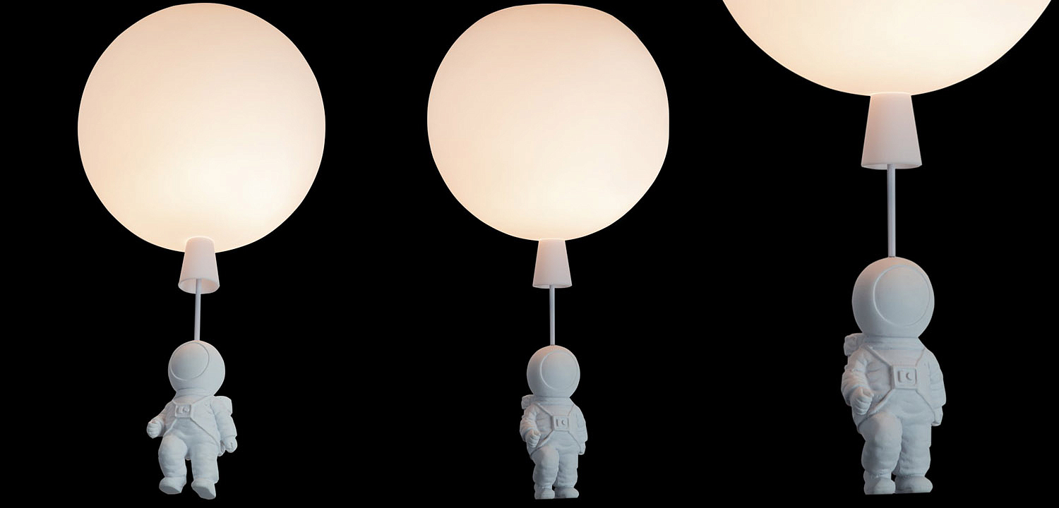 Потолочный светильник Cosmonaut white ball Потолочный светильник Cosmonaut white ball - Loft-Concept в Тюмени