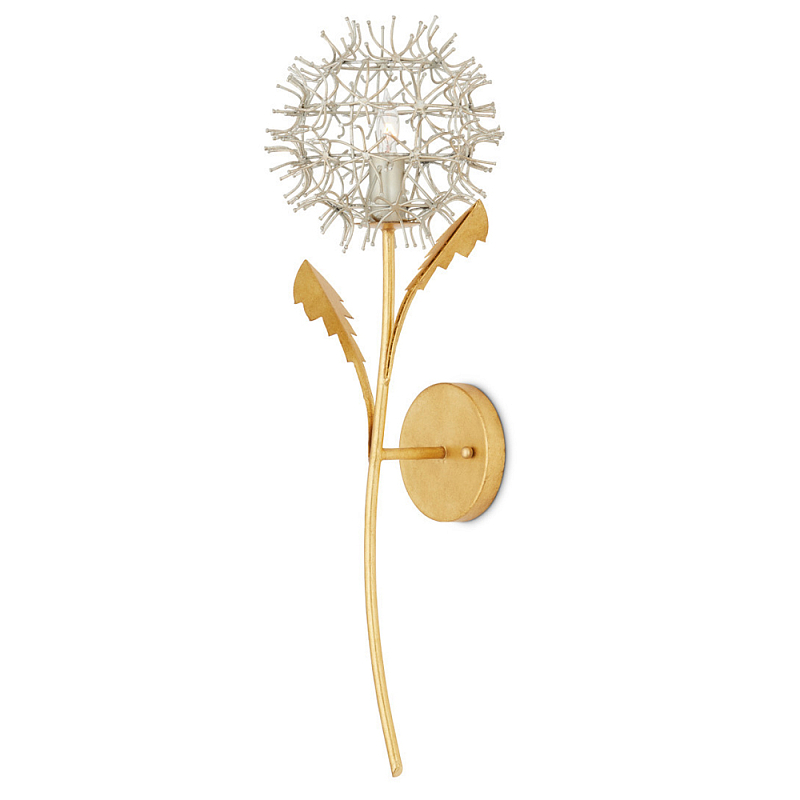 Бра в виде цветка одуванчика Hanging Dandelion Золотой Серебряный в Тюмени | Loft Concept 