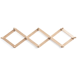 Настенная деревянная раздвижная вешалка Larson Wood Hanger варинант исполнения - 5 | Loft Concept в Тюмени