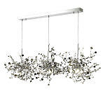 Люстра подвесная из трех частей с металлическими круглыми элементами Terzani Argent варинант исполнения - 7 | Loft Concept в Тюмени