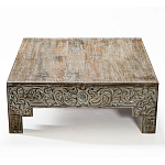 Кофейный стол Carved Сoffee table ручная резьба по дереву варинант исполнения - 1 | Loft Concept в Тюмени