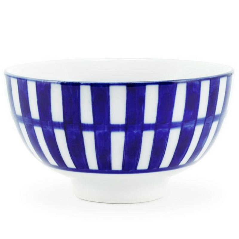 Салатник Cup Chino Белый Синий Салатник Cup Chino Белый Синий в Тюмени | Loft Concept