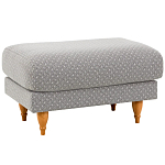 Мягкий пуф на деревянных ножках Garner Pouf Light варинант исполнения - 1 | Loft Concept в Тюмени