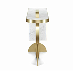 Консоль белая геометрической формы Collision варинант исполнения - 1 | Loft Concept в Тюмени