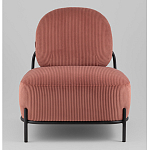 Кресло Стоун велюр рельефный коралловый варинант исполнения - 4 | Loft Concept в Тюмени