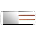Настенное зеркало с двумя полками Two Shelves Functional Mirrors варинант исполнения - 1 | Loft Concept в Тюмени