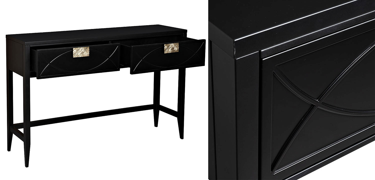 Консоль Amelie Black Console Консоль Amelie Black Console - Loft-Concept в Тюмени