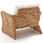 Кресло из плетеного гиацинта Gardner Wicker Armchair варинант исполнения - 4 | Loft Concept в Тюмени