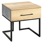 Тумба прикроватная с ящиком в стиле лофт Urban Style Space 2 варинант исполнения - 2 | Loft Concept в Тюмени