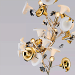 Торшер в виде белых и золотых цветов каллы Refined Taste of Light варинант исполнения - 3 | Loft Concept в Тюмени