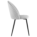 Мягкий стул в сером велюре Miruna Chair варинант исполнения - 5 | Loft Concept в Тюмени