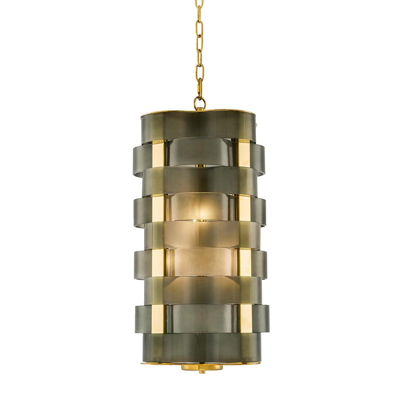 Люстра Chandelier Martinique Золотой Зеленый смок Люстра Chandelier Martinique Золотой Зеленый смок в Тюмени | Loft Concept