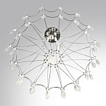 Люстра подвесная из металла с хрустальными прозрачными подвесками Quasar 81 варинант исполнения - 11 | Loft Concept в Тюмени