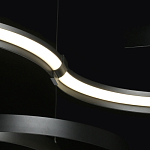 Люстра подвесная светодиодная в виде волнообразной ленты Ribbon Vortex варинант исполнения - 6 | Loft Concept в Тюмени