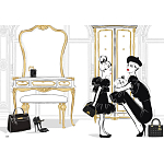 Megan Hess. Te Lttle Blk Dess варинант исполнения - 8 | Loft Concept в Тюмени