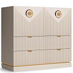 Комод с фактурным фасадом Satin Furniture варинант исполнения - 1 | Loft Concept в Тюмени