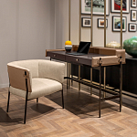 Письменный стол прямоугольный с 2-мя выдвижными ящиками Bristol варинант исполнения - 4 | Loft Concept в Тюмени