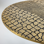 Кофейный столик с металлической столешницей Amphibian варинант исполнения - 3 | Loft Concept в Тюмени