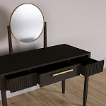 Туалетный Стол с зеркалом Primo Темный орех варинант исполнения - 7 | Loft Concept в Тюмени