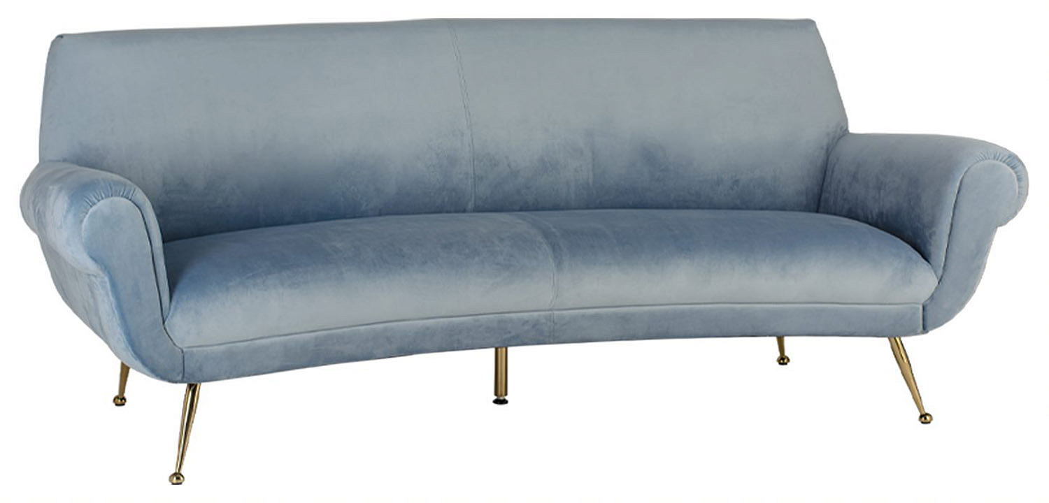 Диван Gigi Radice Lounge Sofa light blue Диван Gigi Radice Lounge Sofa light blue - Loft-Concept в Тюмени